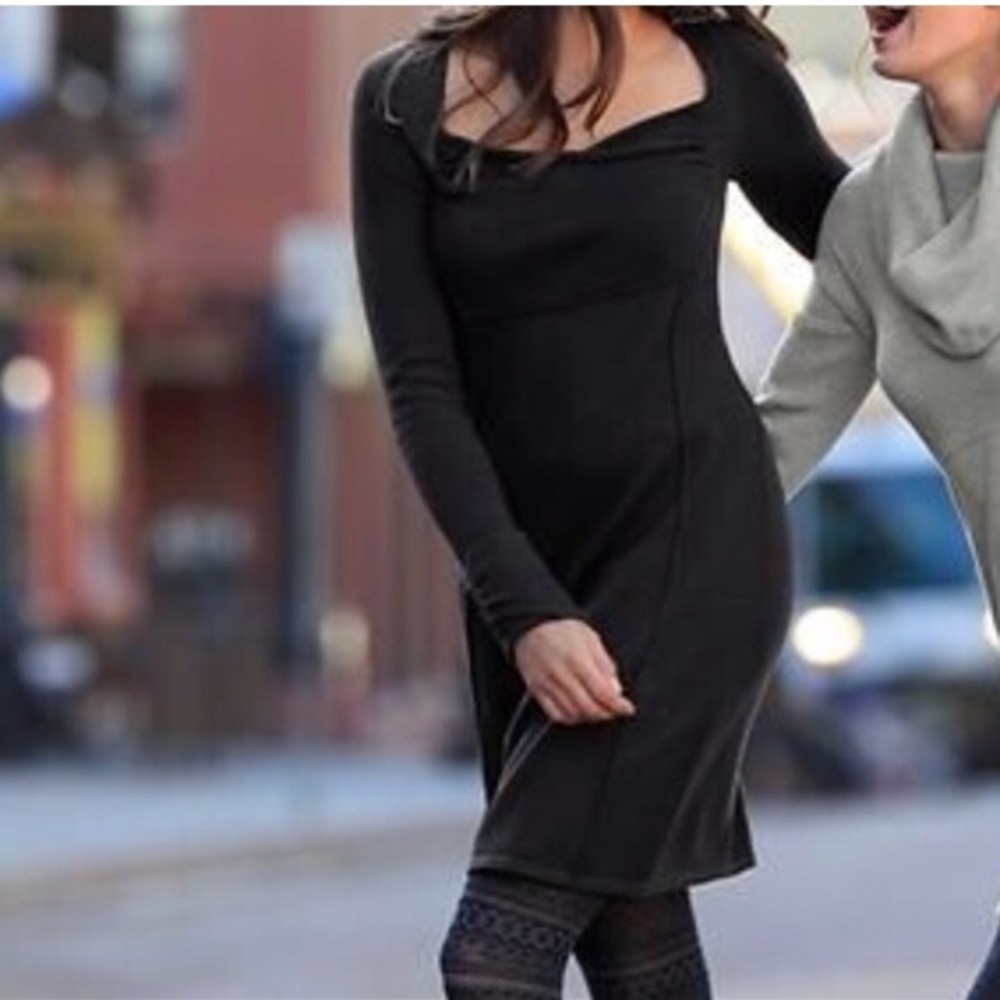 Athleta hot toddy sweater dress purple
